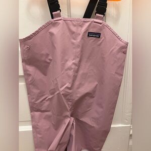 5T Patagonia Pink Waterproof Bib Overalls - NWT!